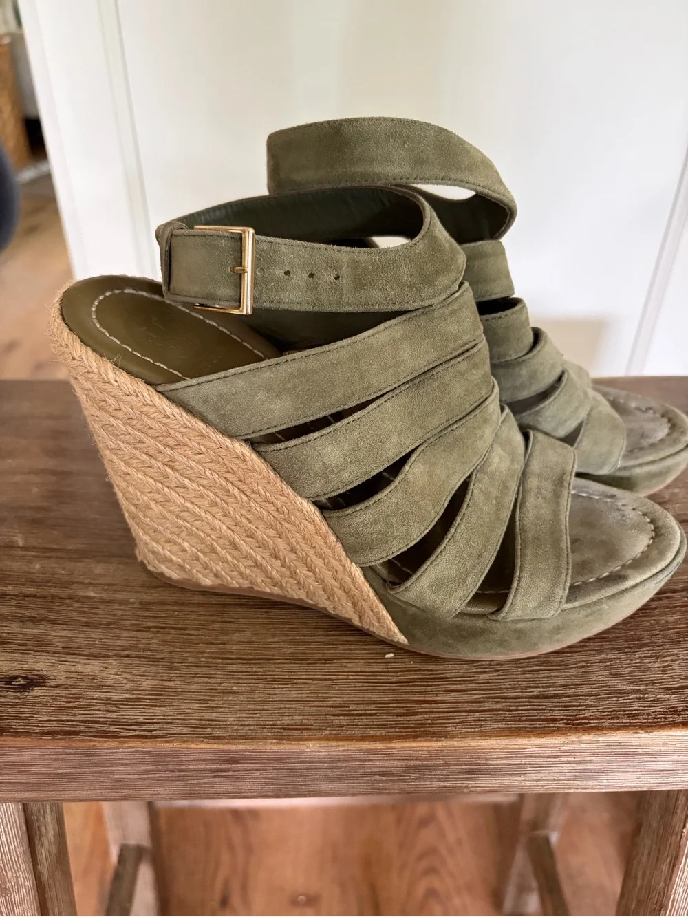 Tory Burch Bailey Multi-Strap Wedge Sandals
